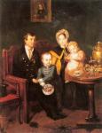 А.Н. Мокрицкий. Семейный портрет. 1837. Государственный Русский музей. Санкт-Петербург